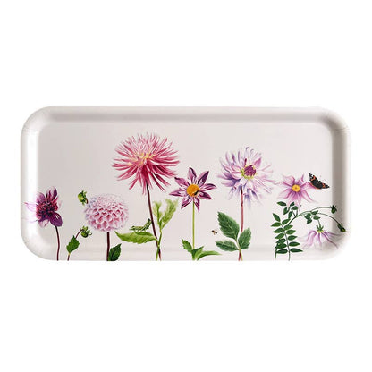 Plateau rectangulaire &quot;DALHIAS&quot; 32x15cm