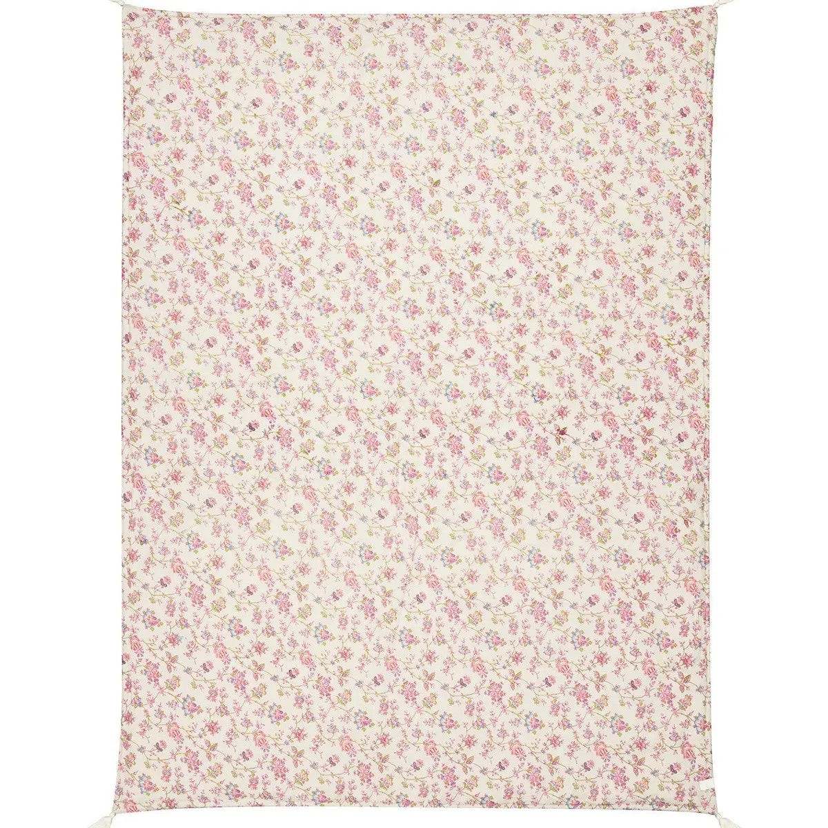 Courtepointe réversible Rose/Lilas
