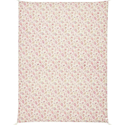 Courtepointe réversible Rose/Lilas