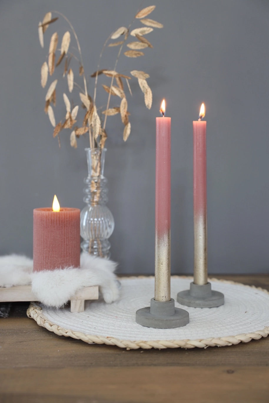 Bougie pailletée d&