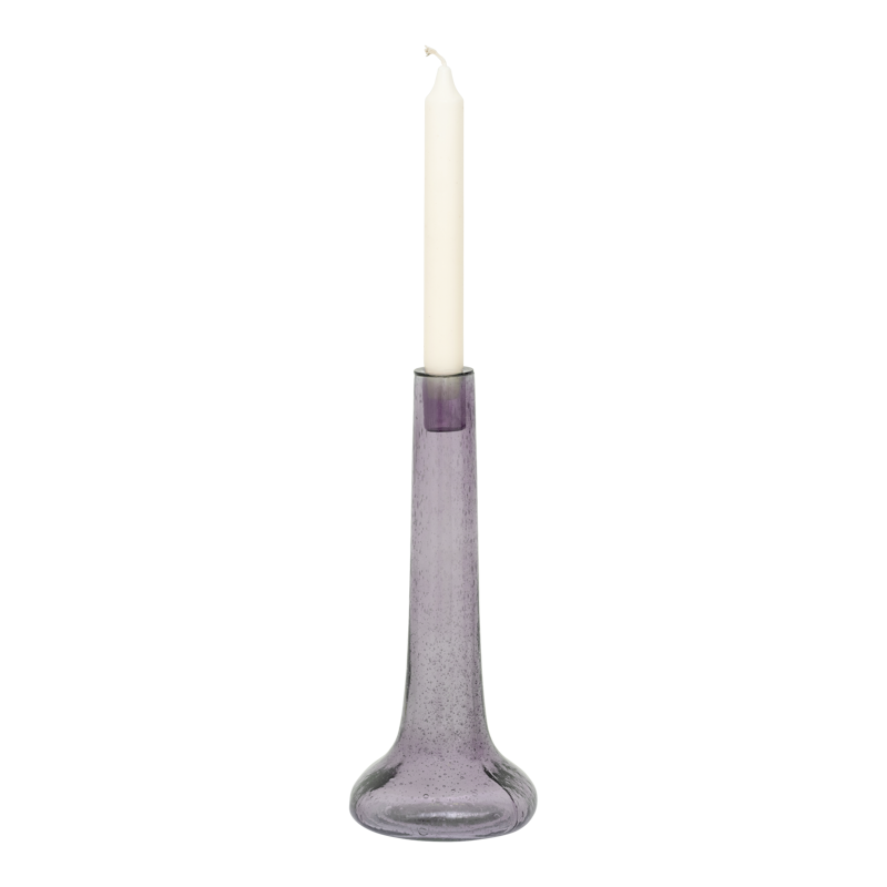 Recycled glass candle holder (M)