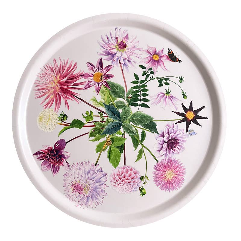 Plateau rond Dahlia (Ø38 cm)