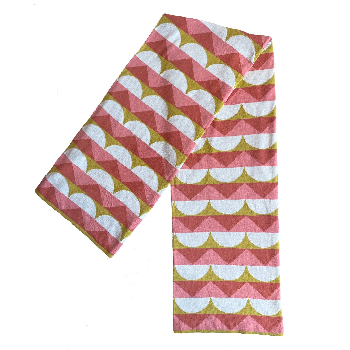 Couverture en coton jacquard