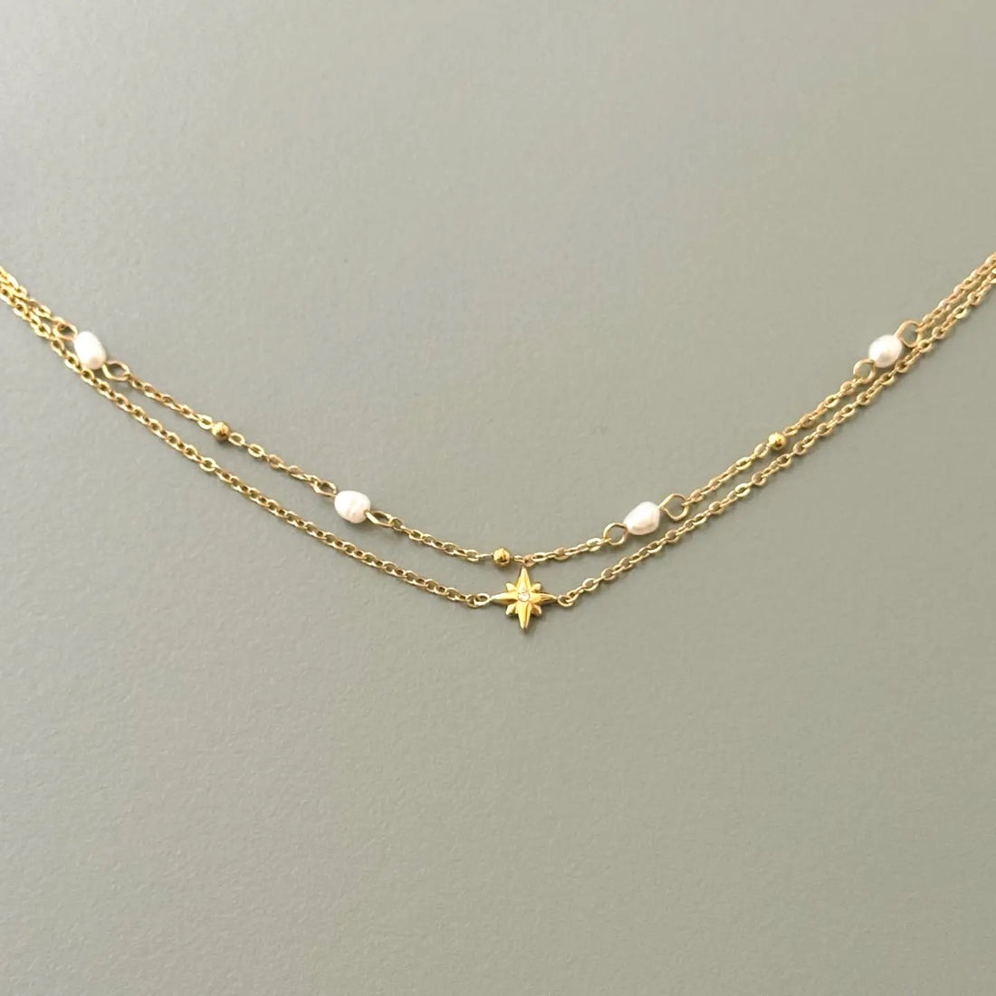 Bracelet  double rang &quot;Étoile du Nord&quot;
