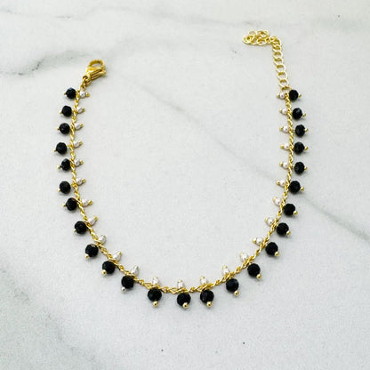 Bracelet  &quot;Kito&quot; noir