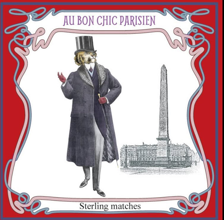 Allumettes &quot;La mode Parisienne&quot;