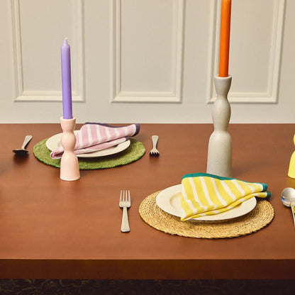 Serviettes de table rayées (Lot de 2)