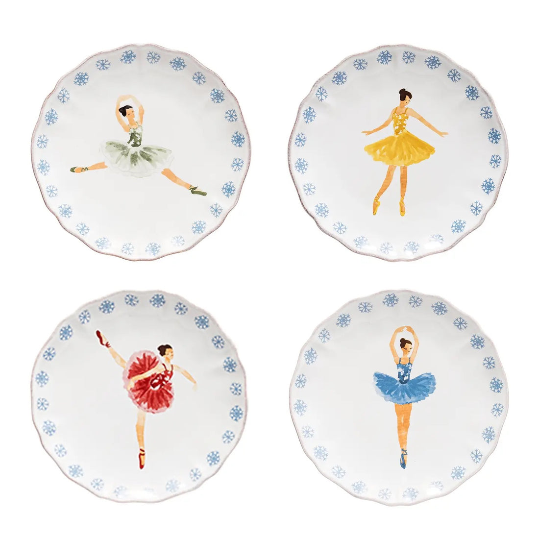 Assiettes CASSE-NOISETTE (Lot de 4)