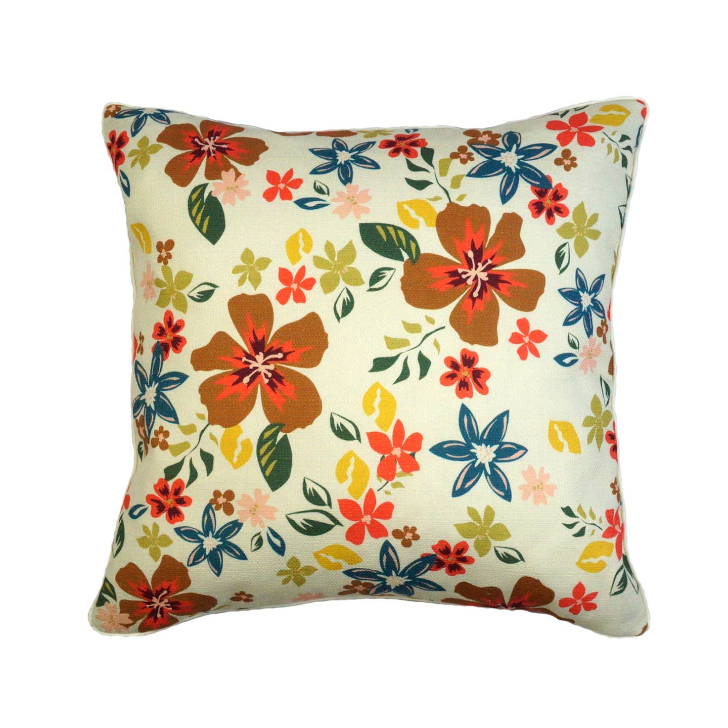 Coussin carré Fleuri Vintage