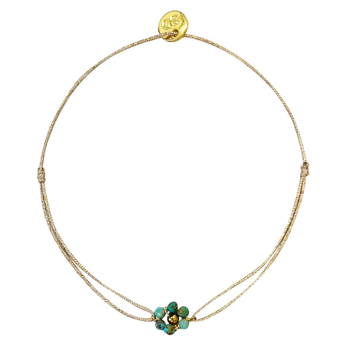 Bracelet SALIDA fleur turquoise