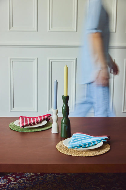 Serviettes de table rayées (Lot de 2)