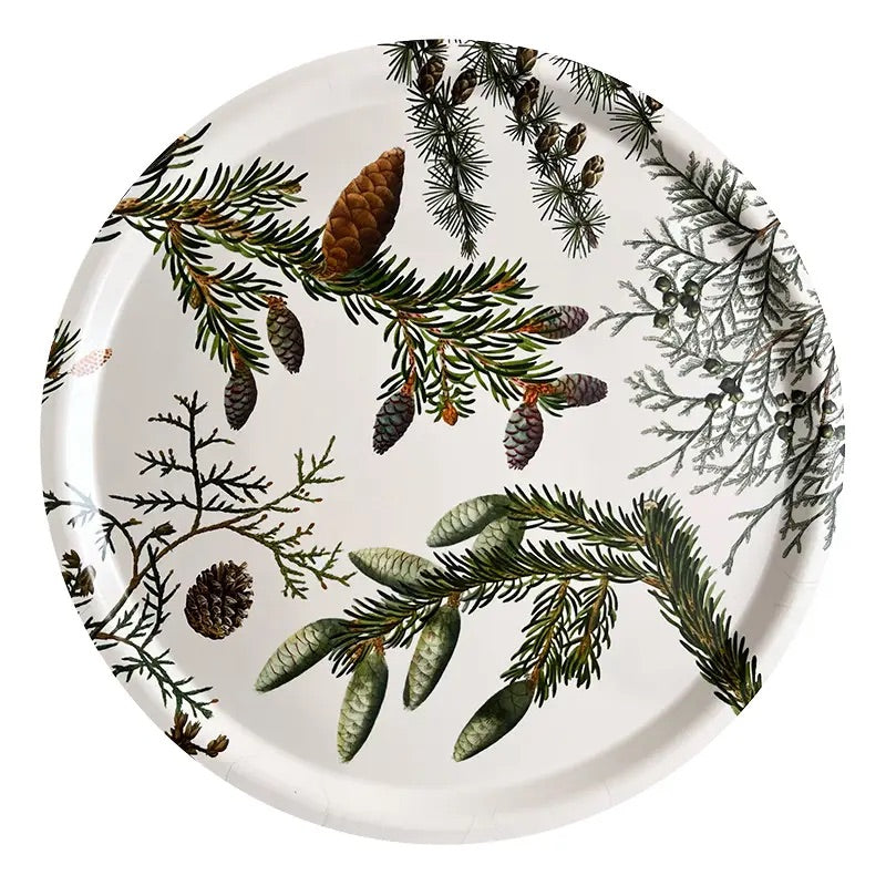Plateau rond Pomme de Pins (Ø38 cm)