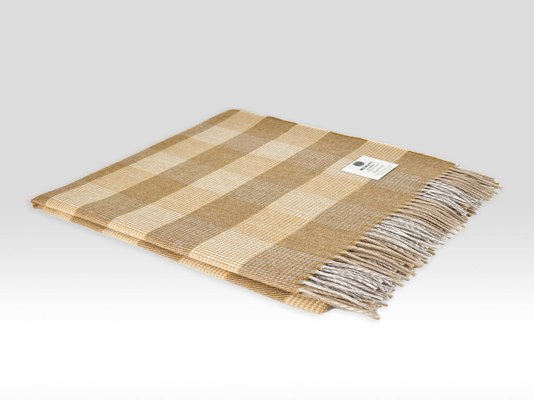 Lambswool Throw Starburst Check