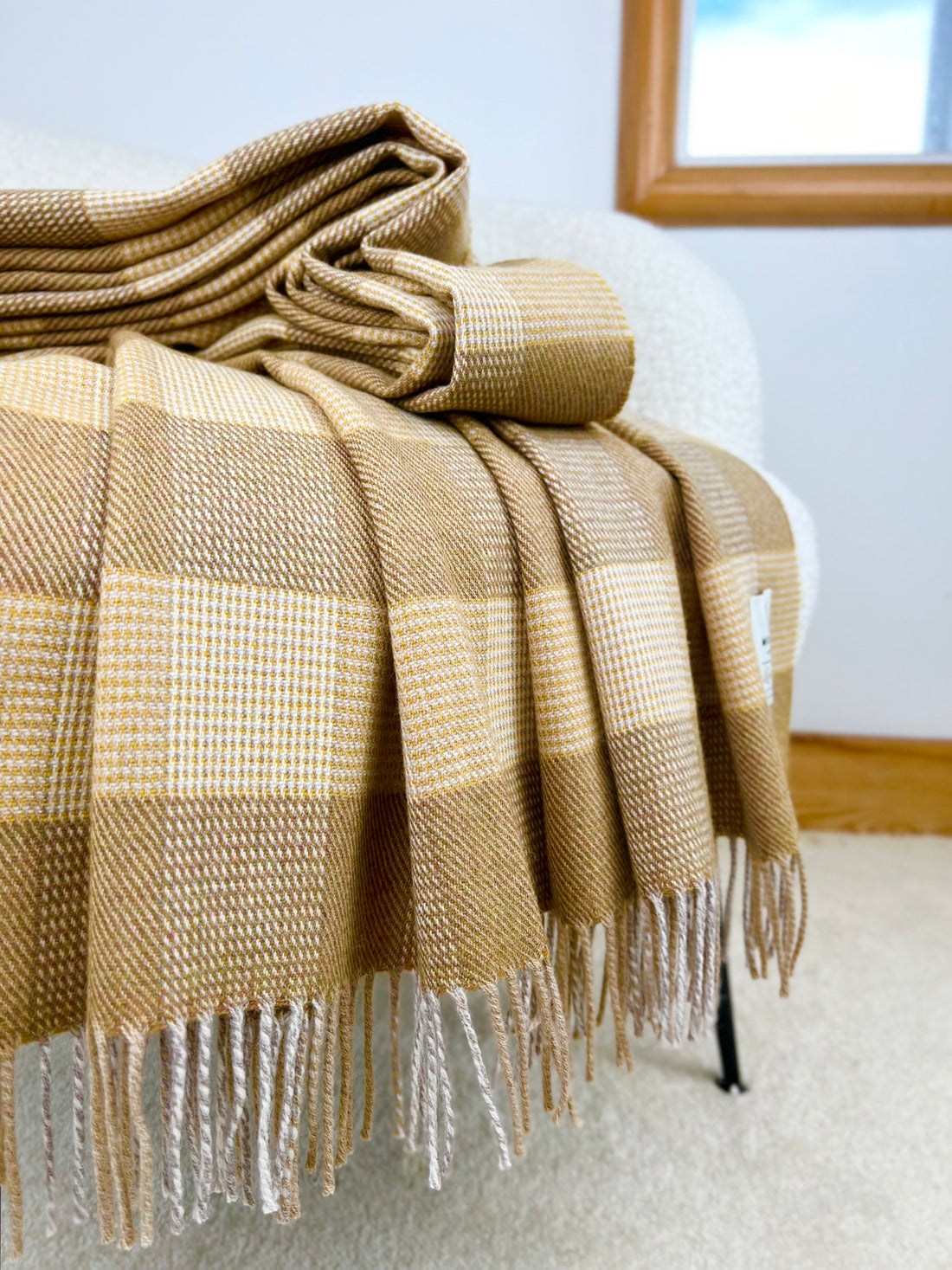 Lambswool Throw Starburst Check