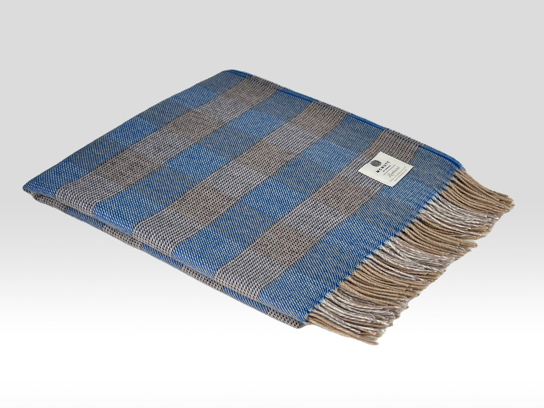 Lambswool Throw Starburst Check