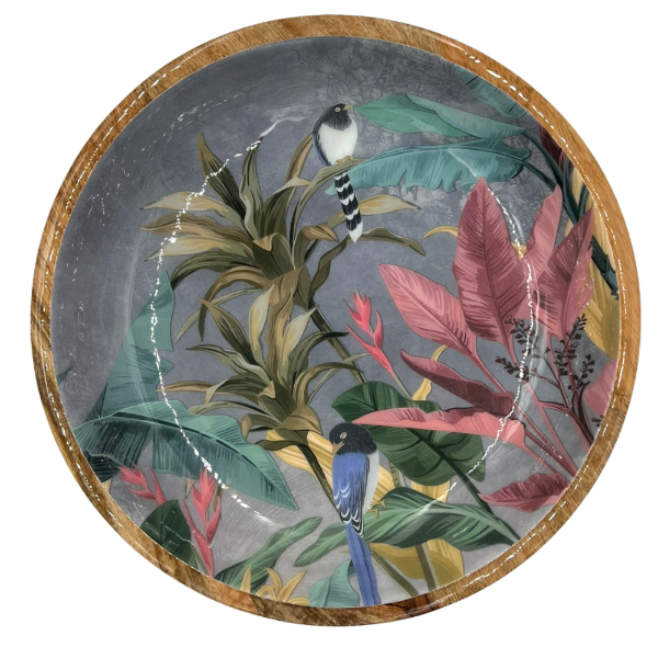 Saladier en manguier laqué (25 cm)