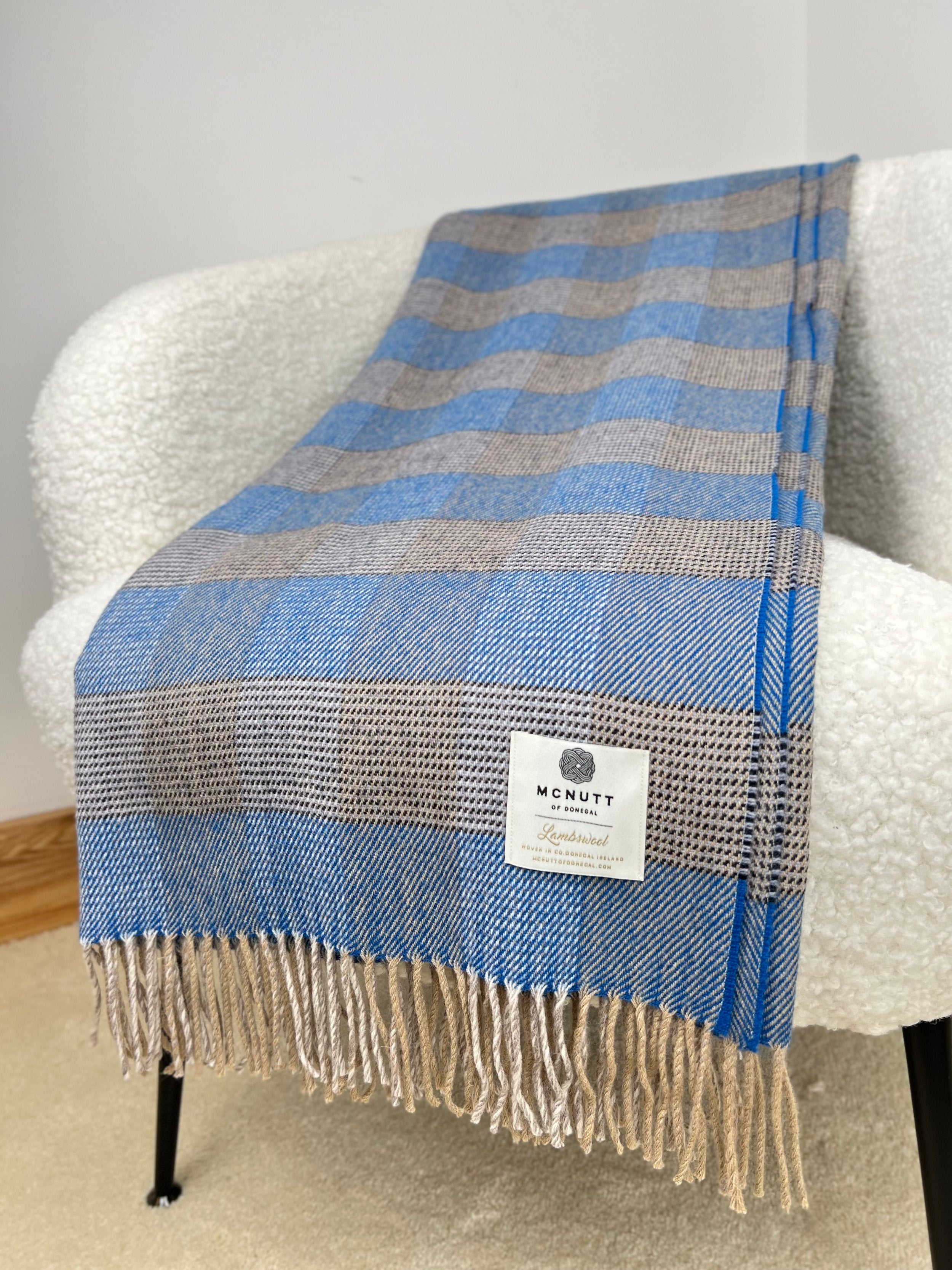 Lambswool Throw Starburst Check