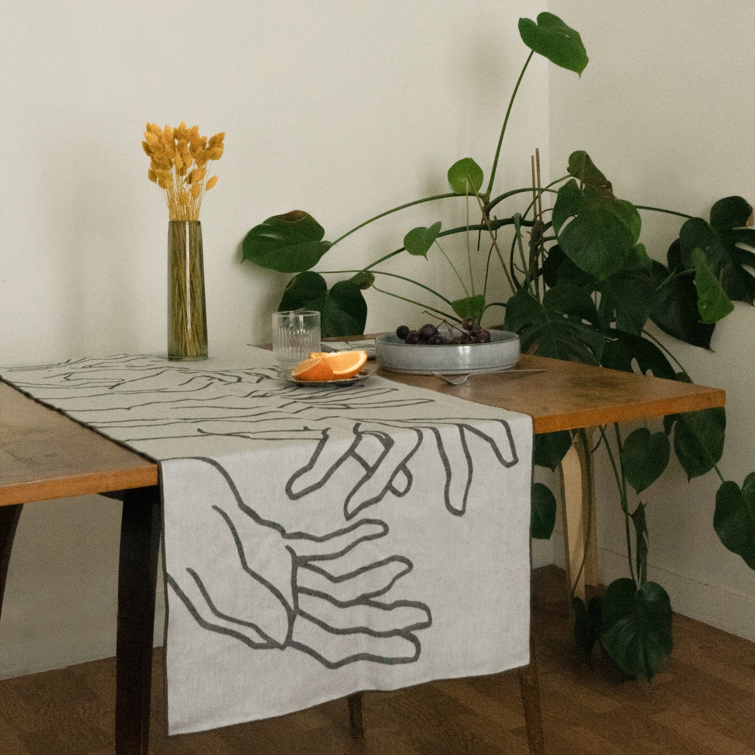 Chemin de Table réversible en jacquard