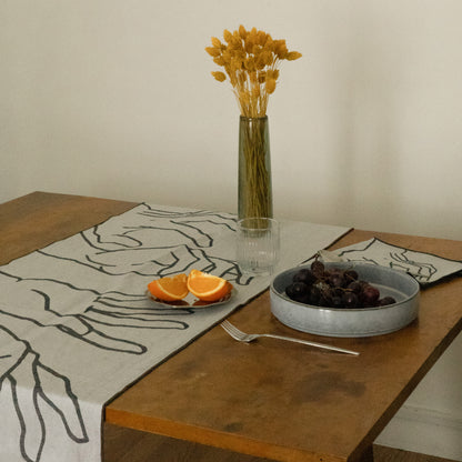 Chemin de Table réversible en jacquard