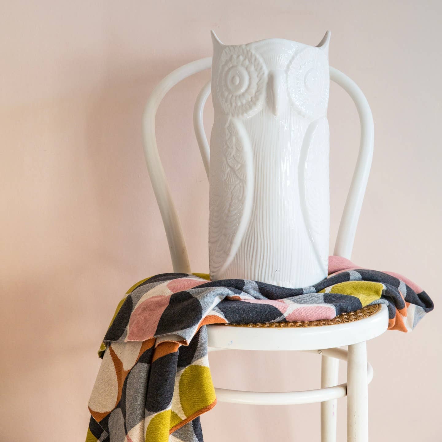 Couverture en coton jacquard