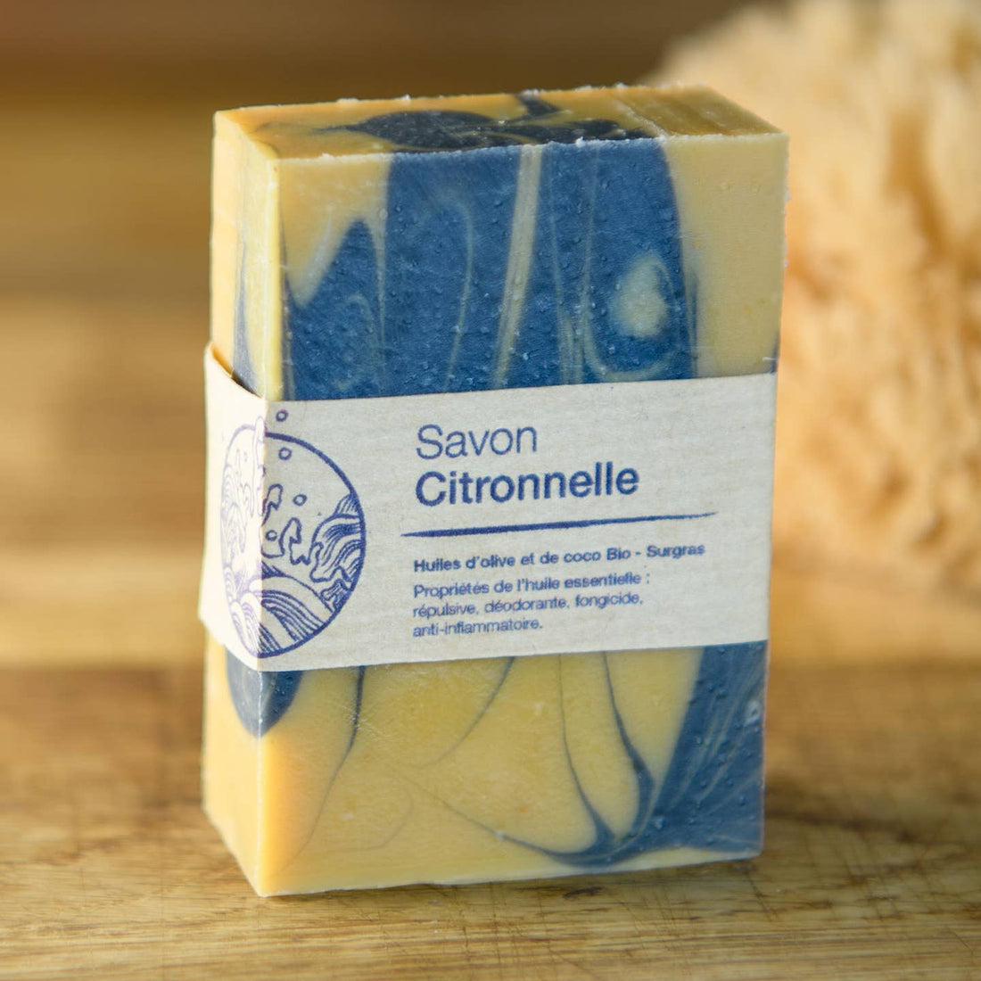 Pain de Savon décoré - Citronnelle
