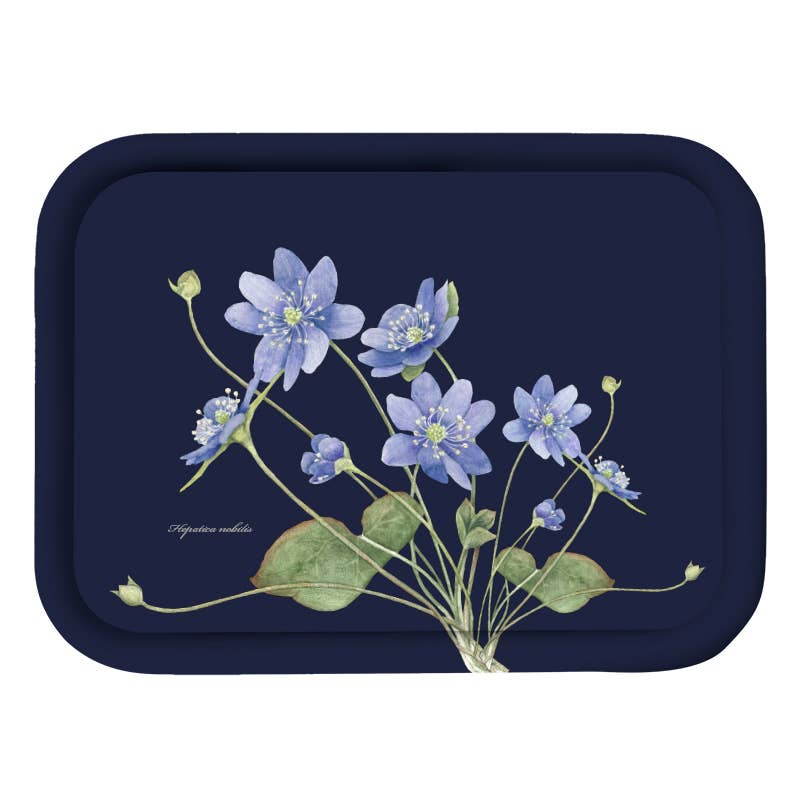 Plateau rectangulaire « ANÉMONES » 27x20cm