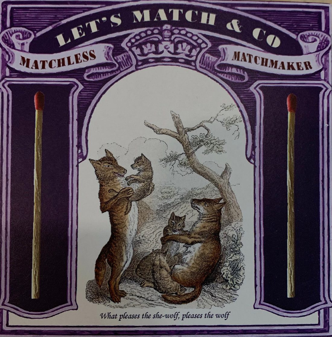 Allumettes "Proverbes”