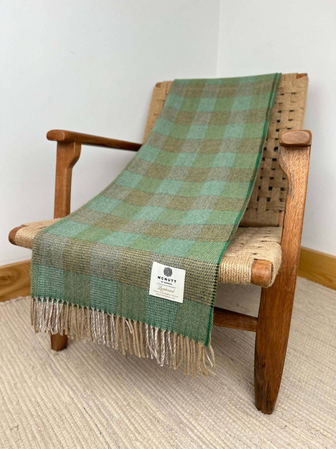 Lambswool Throw Starburst Check