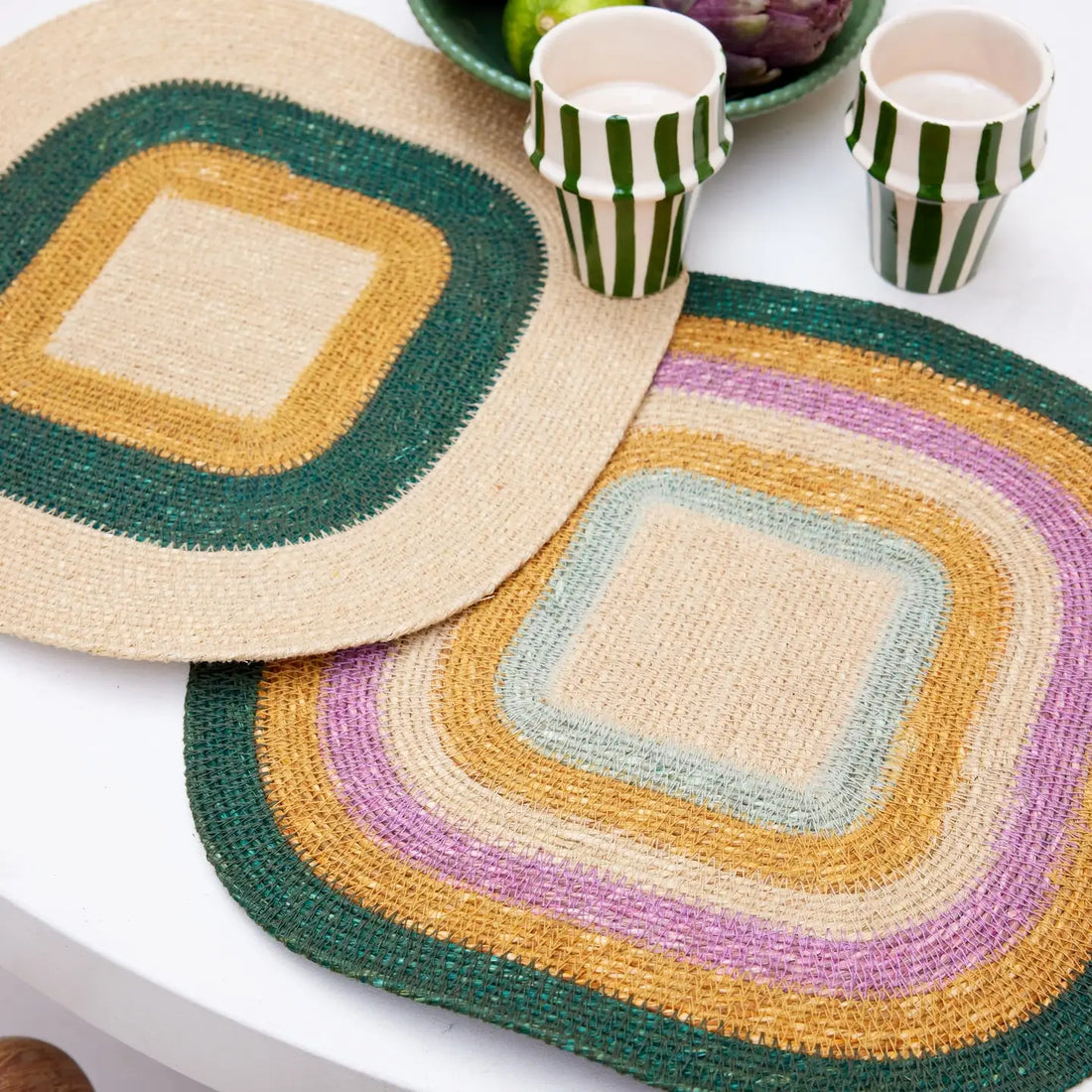 Set de table en jonc de mer