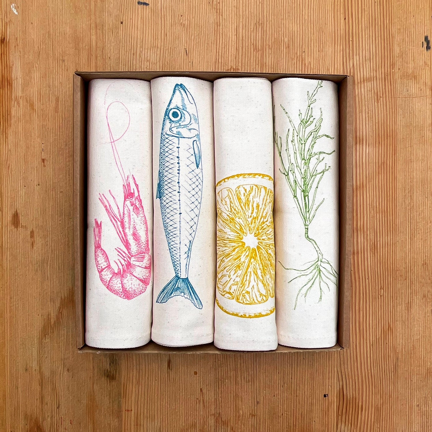 Serviette de table imprimée (Coffret de 4)