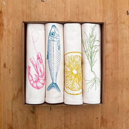 Serviette de table imprimée (Coffret de 4)