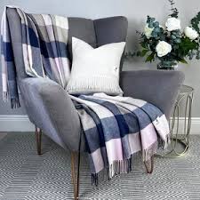 Plaid Lambswool carreaux CHIC