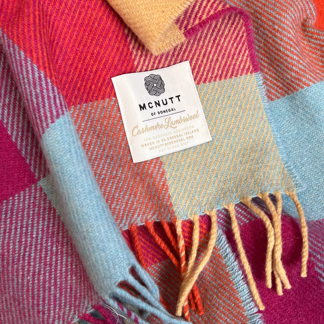 Irish Pure linen throw