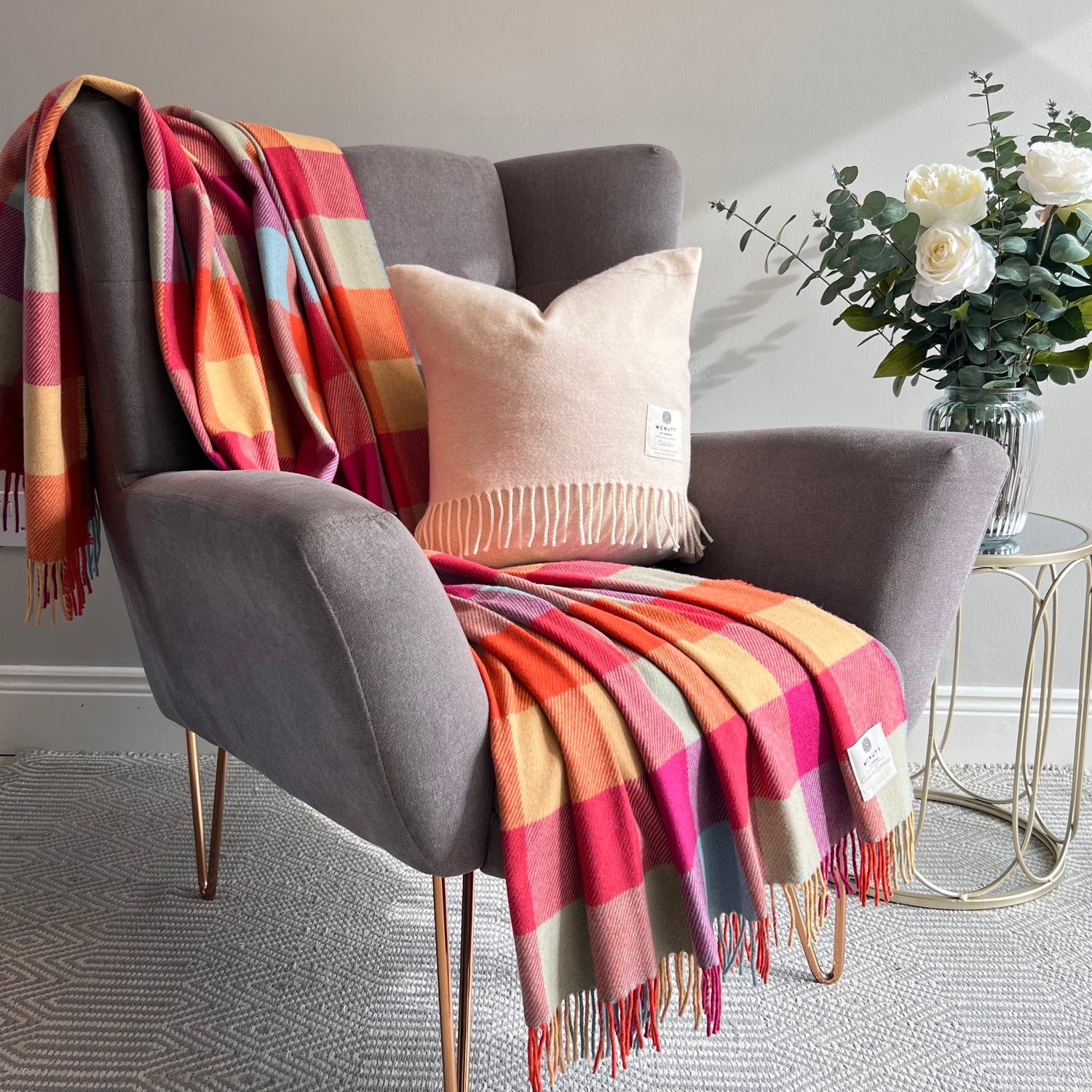 Irish Pure linen throw