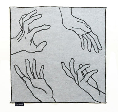 Serviette de table réversible en jacquard