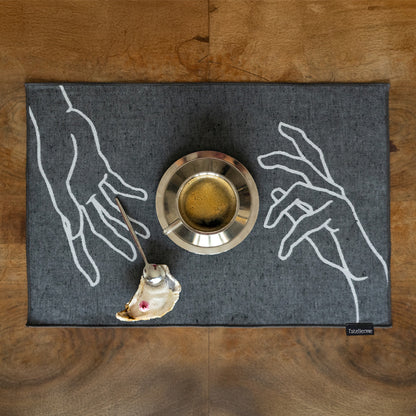 Set de table réversible en jacquard