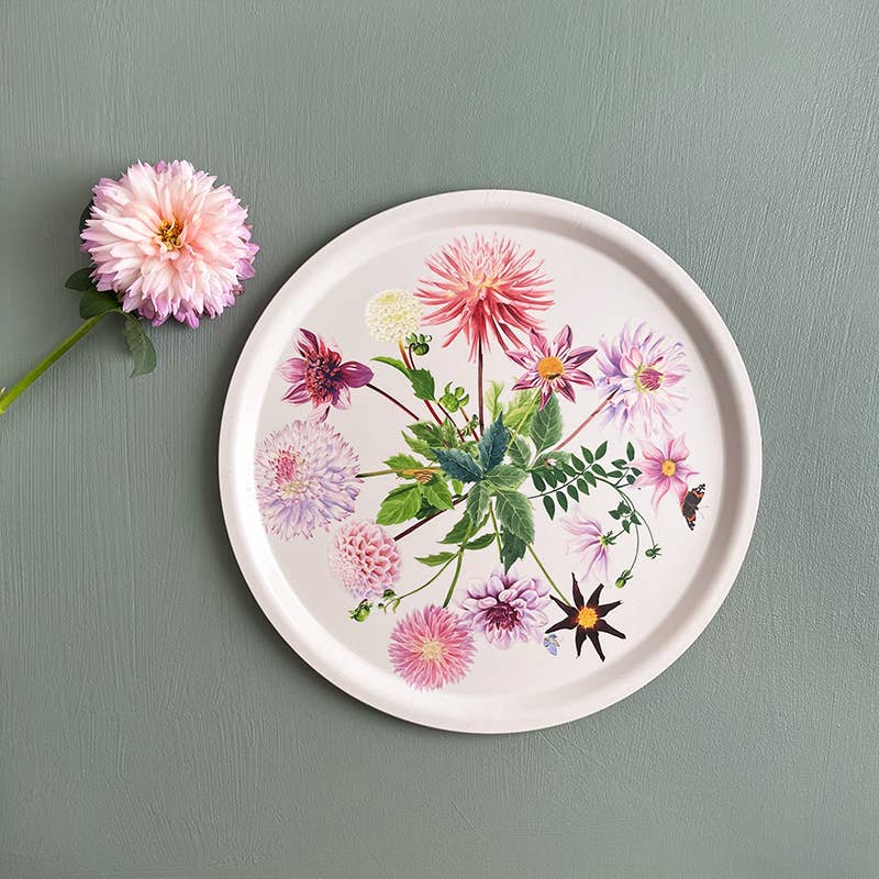 Plateau rond Dahlia (Ø38 cm)