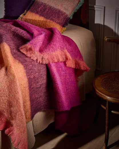 Plaid Irlandais Mohair - Fushia