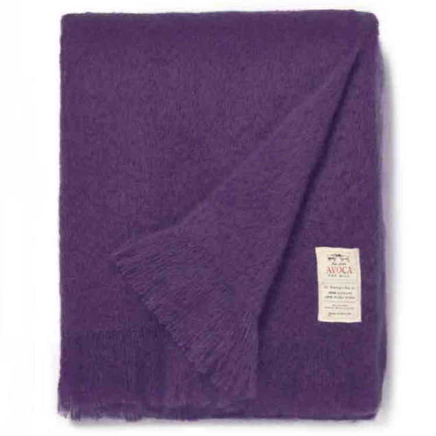 Plaid Irlandais Mohair - Violet