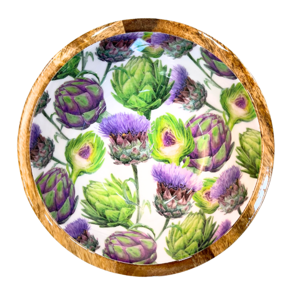 Saladier en manguier laqué (25 cm)