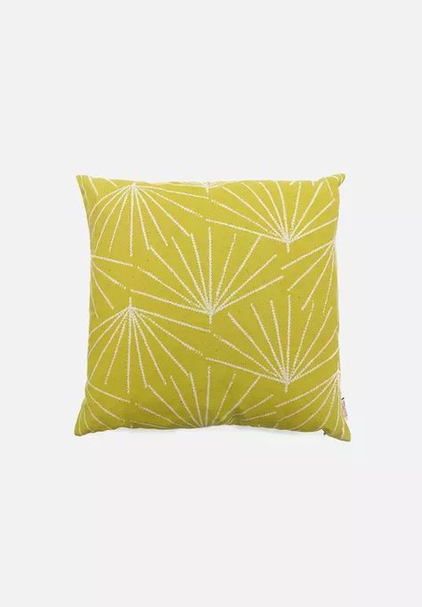 Housse de coussin Palmetto jaune