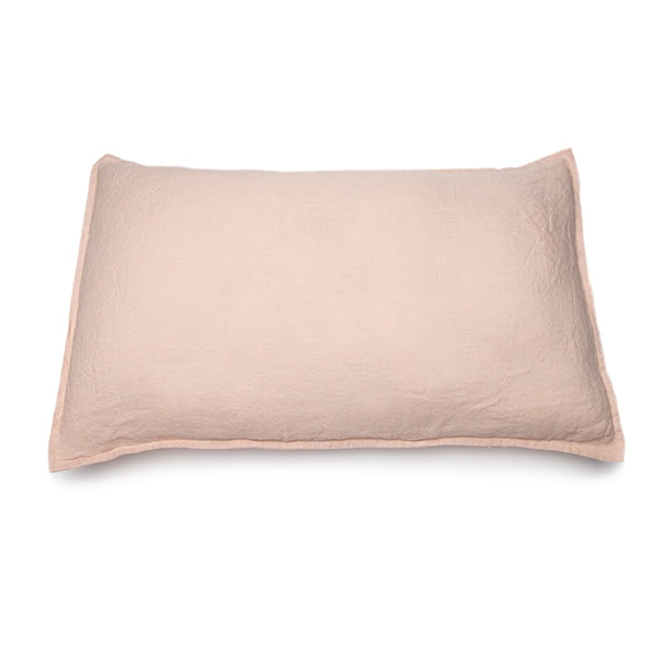 Washed linen cushion