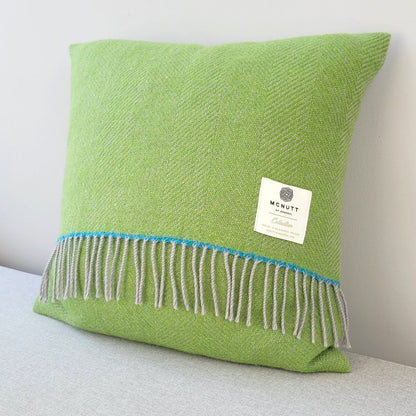 Coussin laine frangé UNI