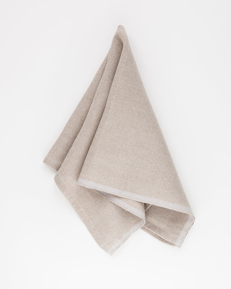 Linen towel Selvedge