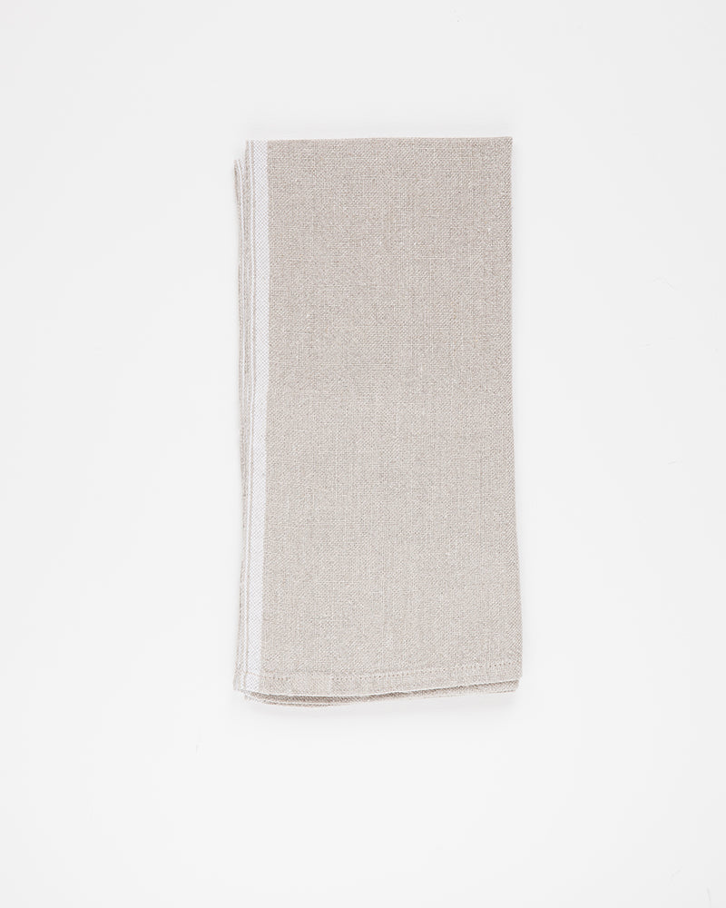 Serviette Lin Selvedge