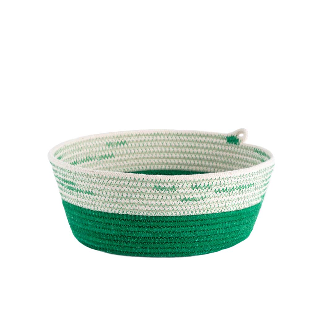 Round cotton rope basket