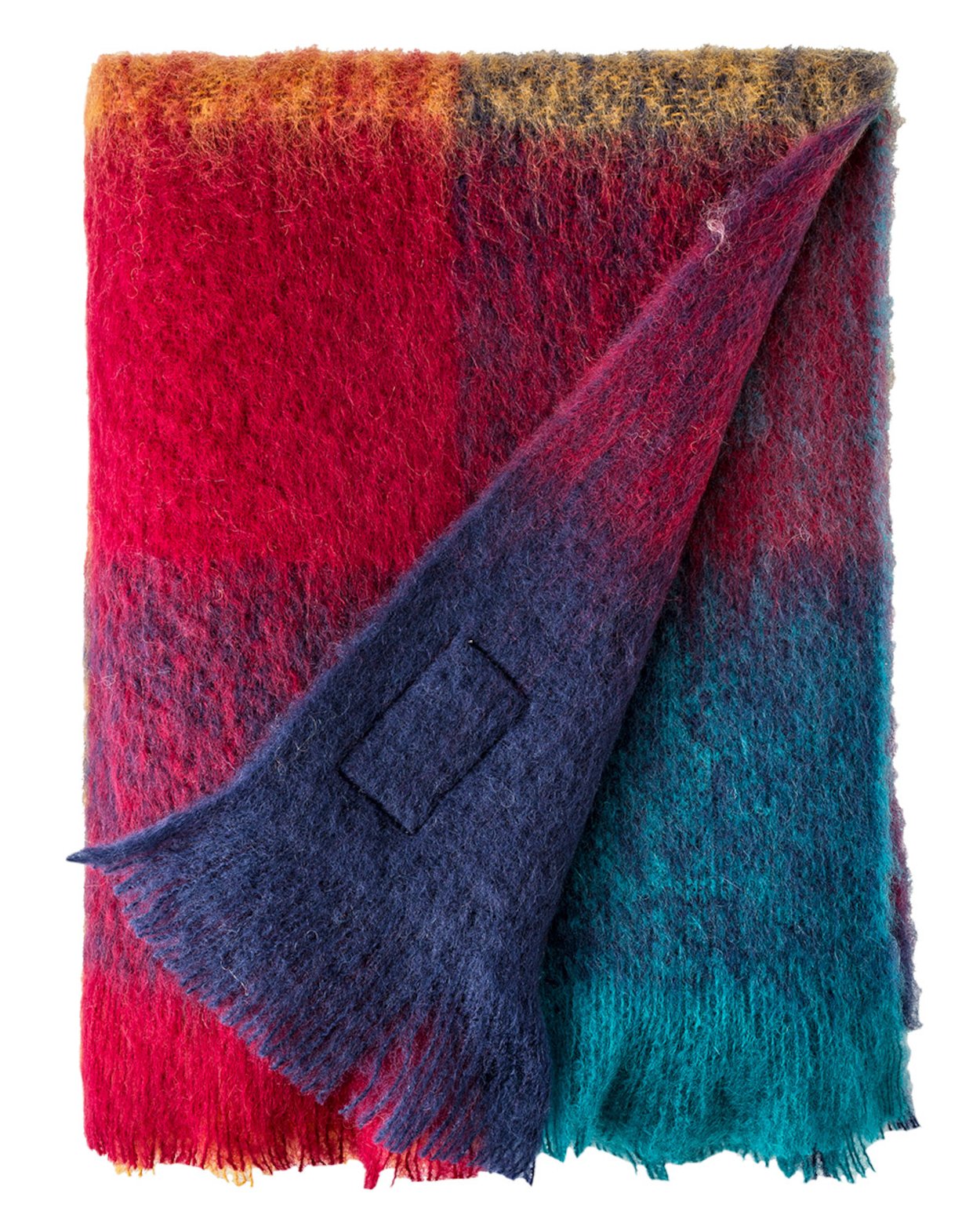 Irish Mohair Throw - Multicolor