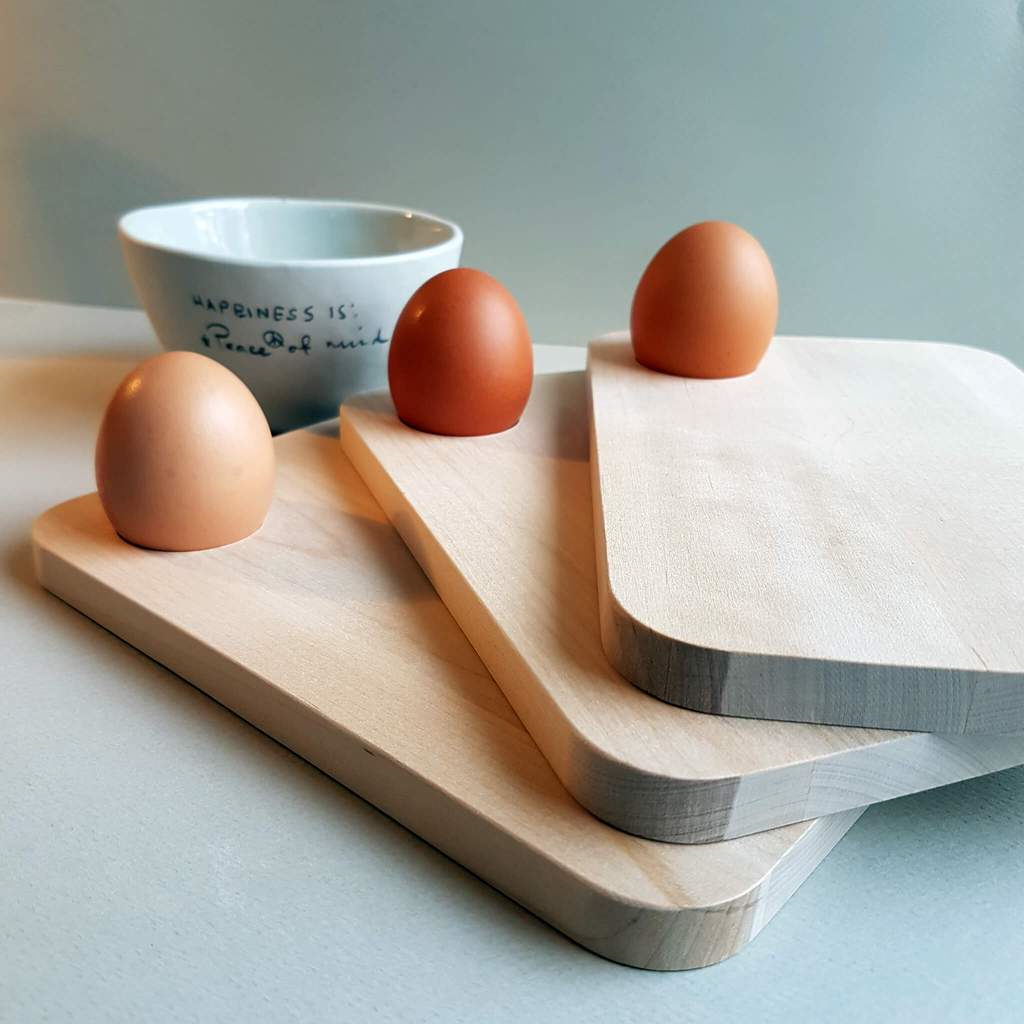 Sandwich platter with egg cup
