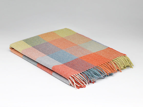 Lambswool Throw Starburst Check