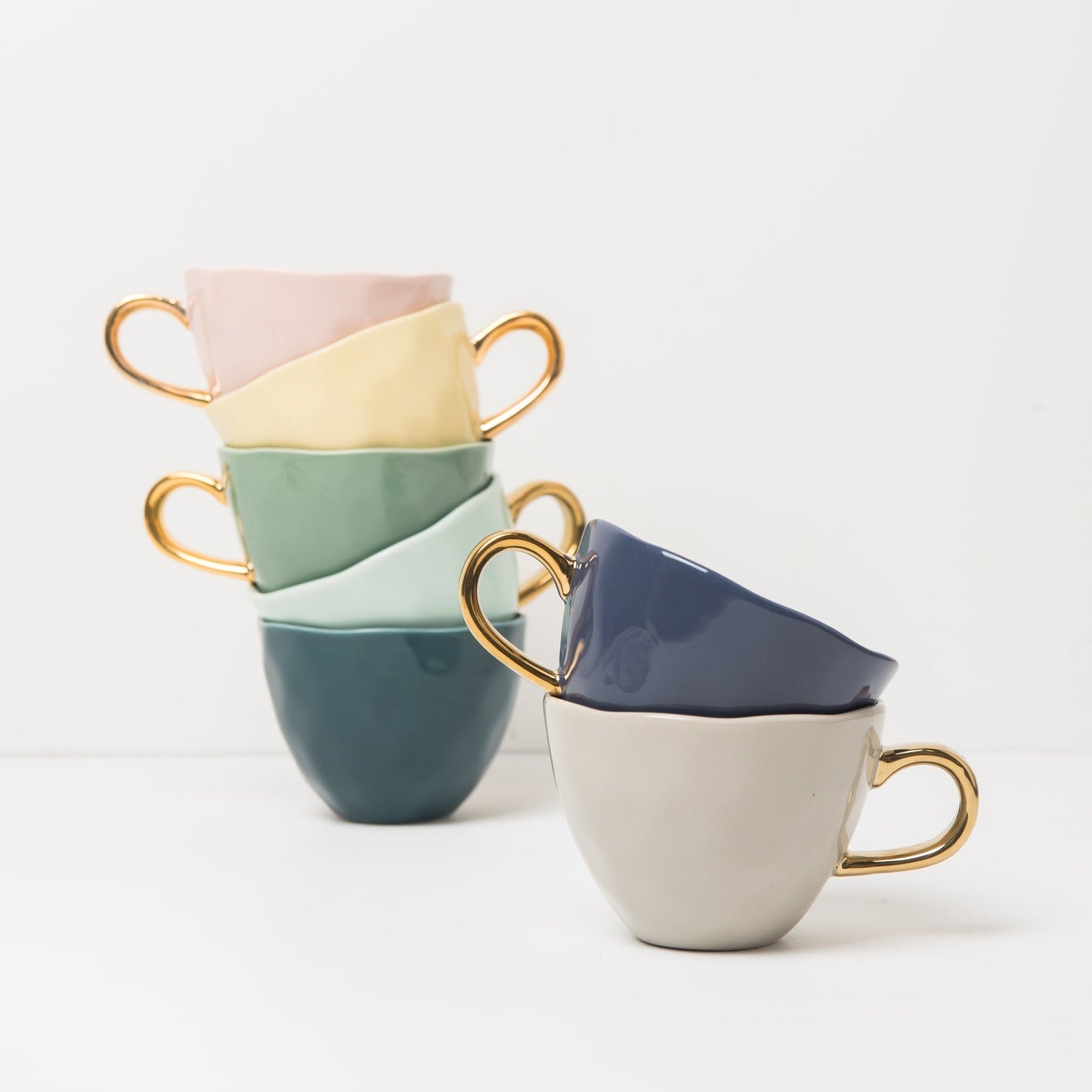 Good Morning Color / Gold Mug (L)